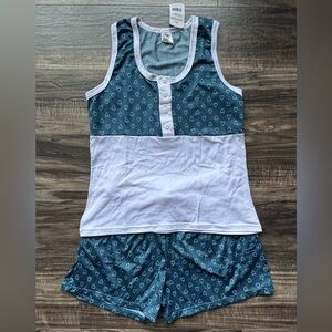 Women's Heart Print Sleepwear Set
